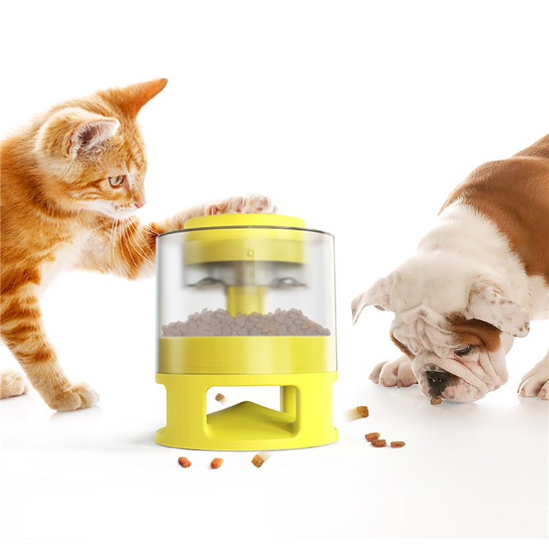 Pet Slow Food Feeder Catapult Interactive Pet Feeder