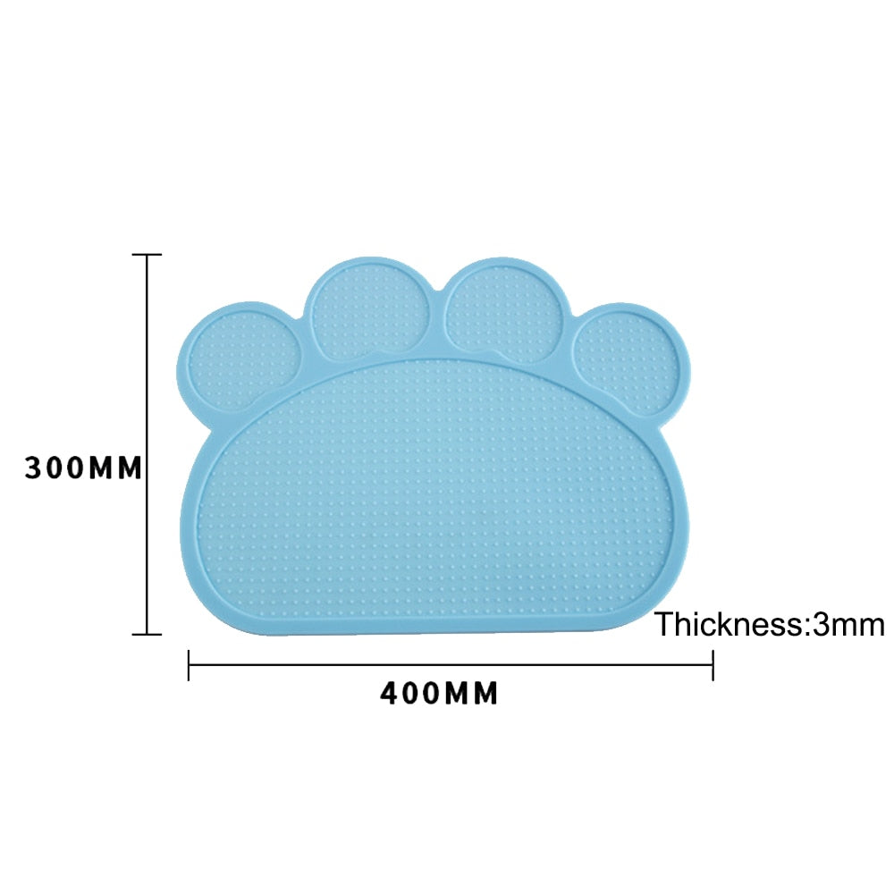 Waterproof Pet Bowl Drinking Mat Pet Feeding Area