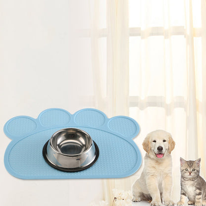 Waterproof Pet Bowl Drinking Mat Spill Protection