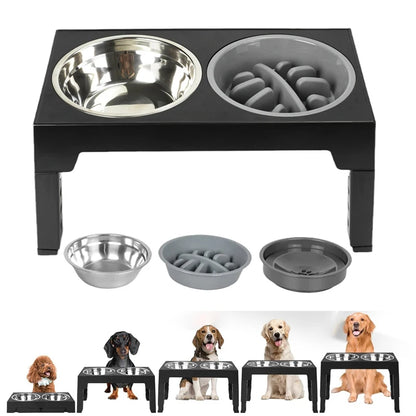 Elevated Slow Dog Feeder for Dogs