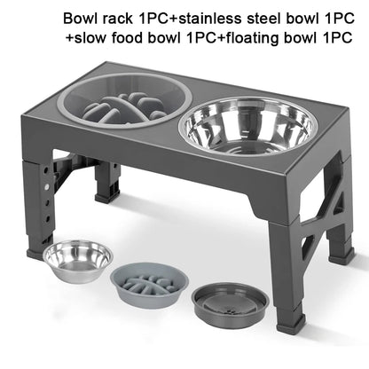 Elevated Slow Dog Feeder for Dogs