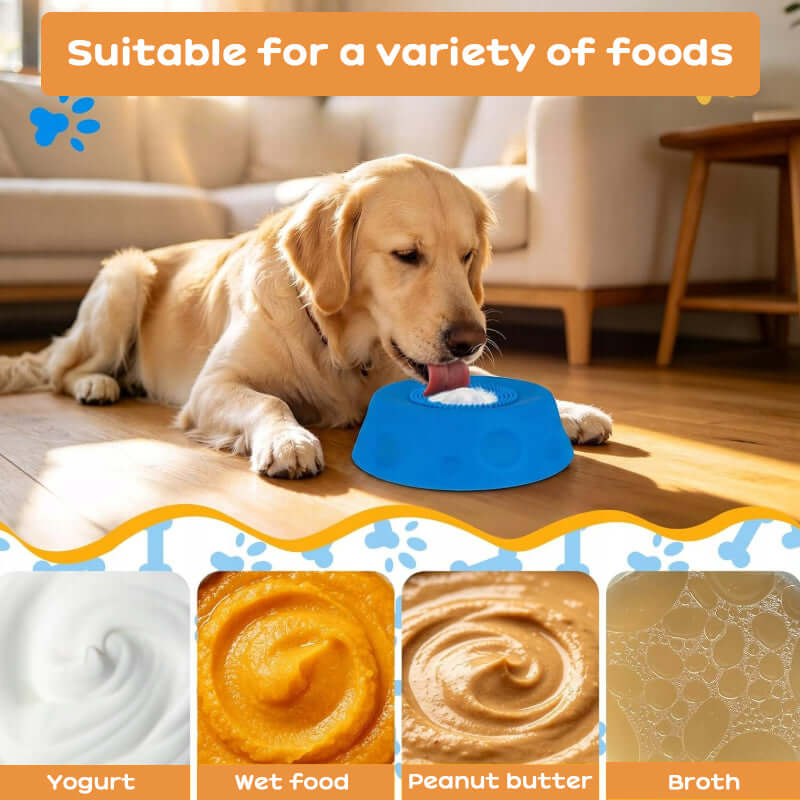 Silicone Dog Lick Bowl Pet Feeding Accessory