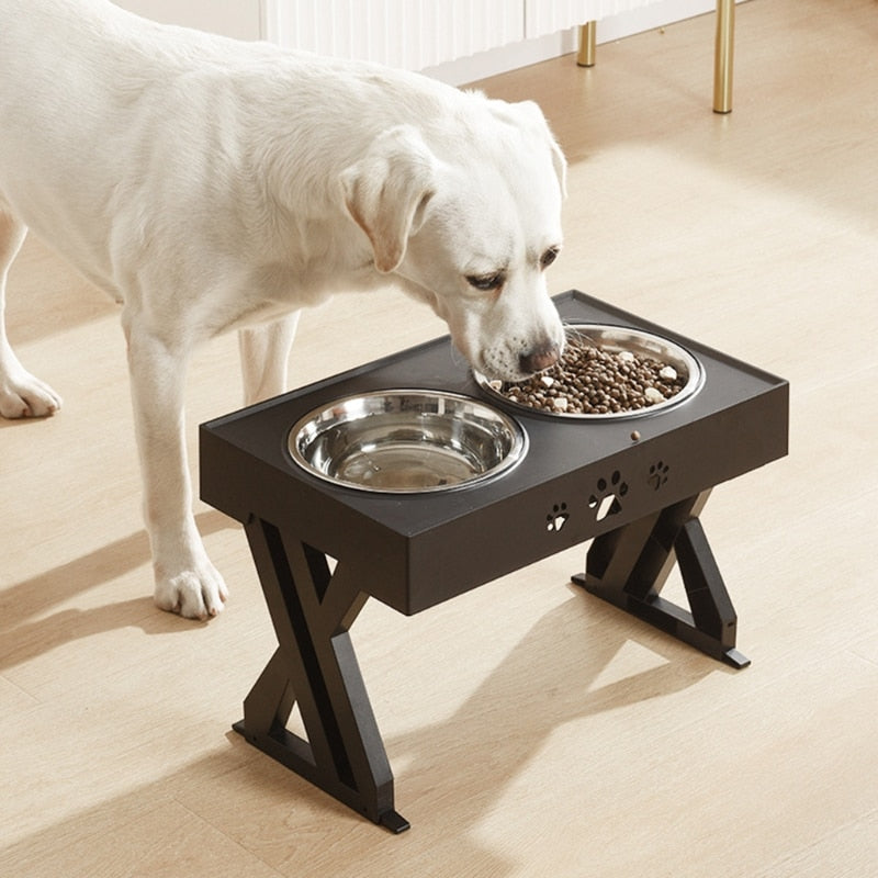 Elevated Double Dog Bowls