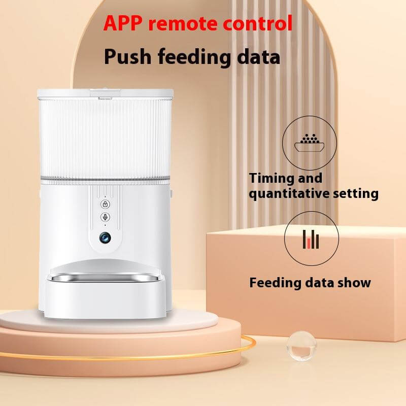 3L Smart Pet Feeder With Camera and Voice Speaker