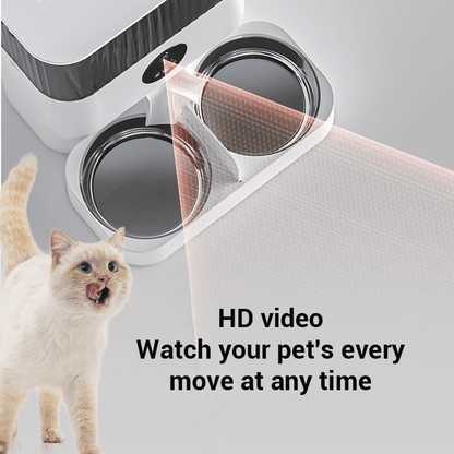 Smart Automatic Pet Feeder With Camera for Remote Monitoring