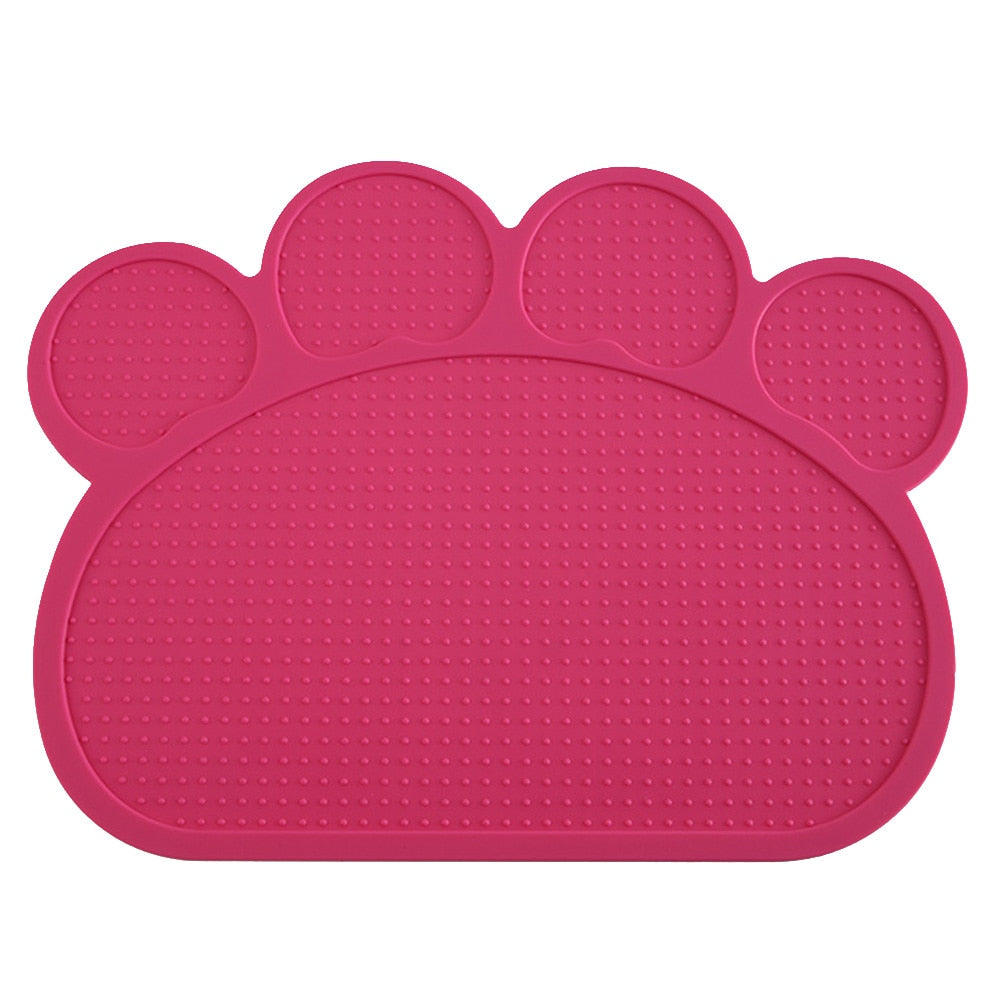 Waterproof Pet Bowl Drinking Mat Spill Protection