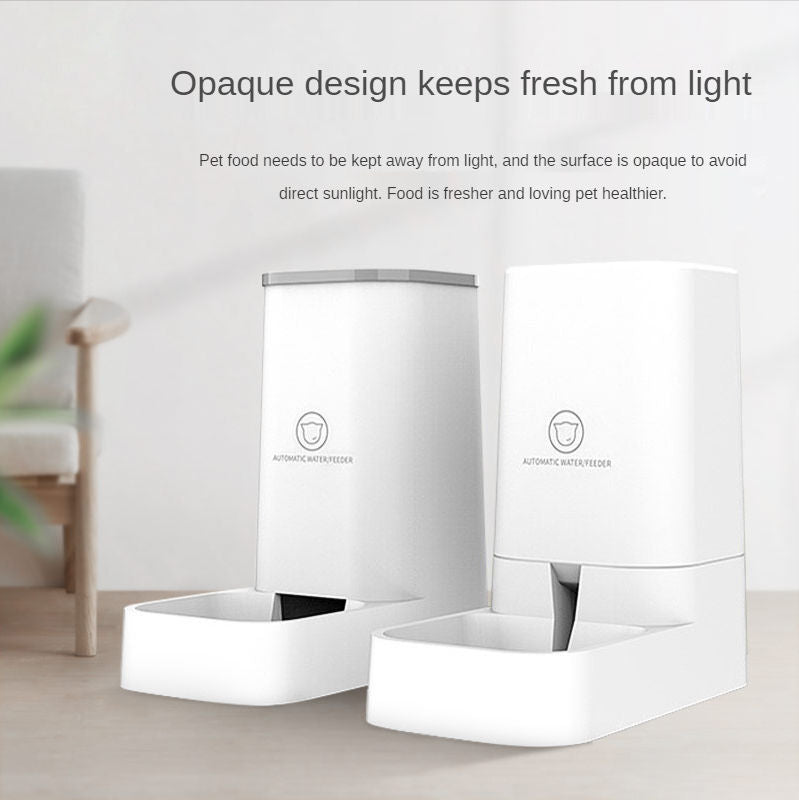 Automatic Pet Water + Food Feeder