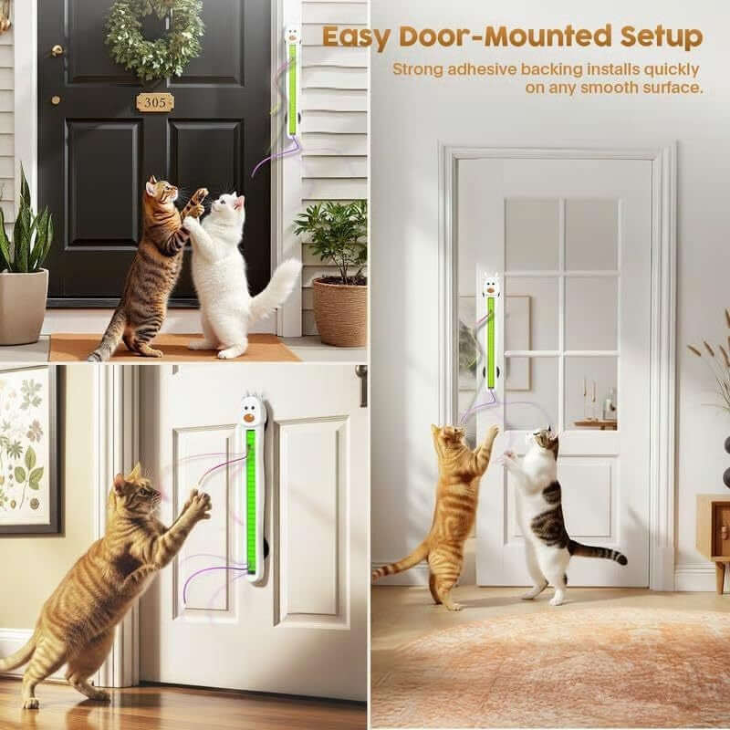 Auto Motion Flying Rope Cat Toy Interactive Pet Toy