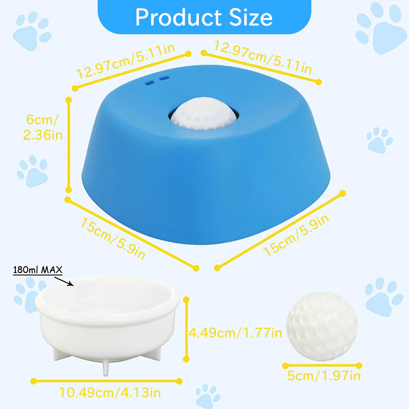 Anti-Choke Slow Feeder Dog Bowl & Lick Mat