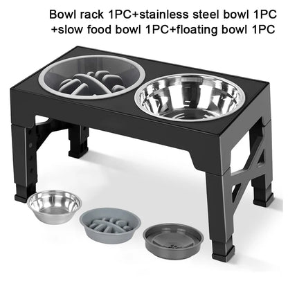 Elevated Slow Dog Feeder for Dogs