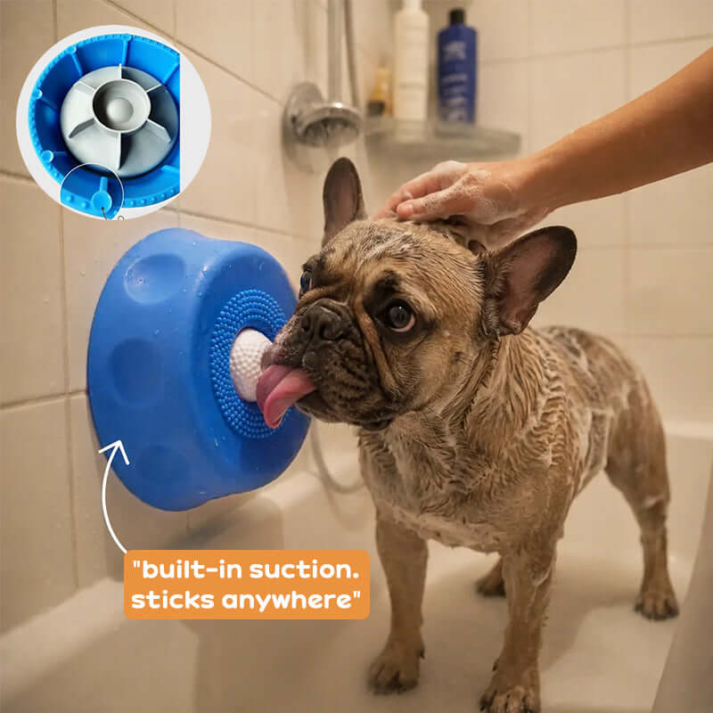 Silicone Dog Lick Bowl Pet Feeding Accessory