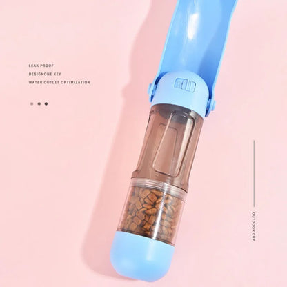 4 in 1 Portable Water Bottle Pet Hydration Accessory