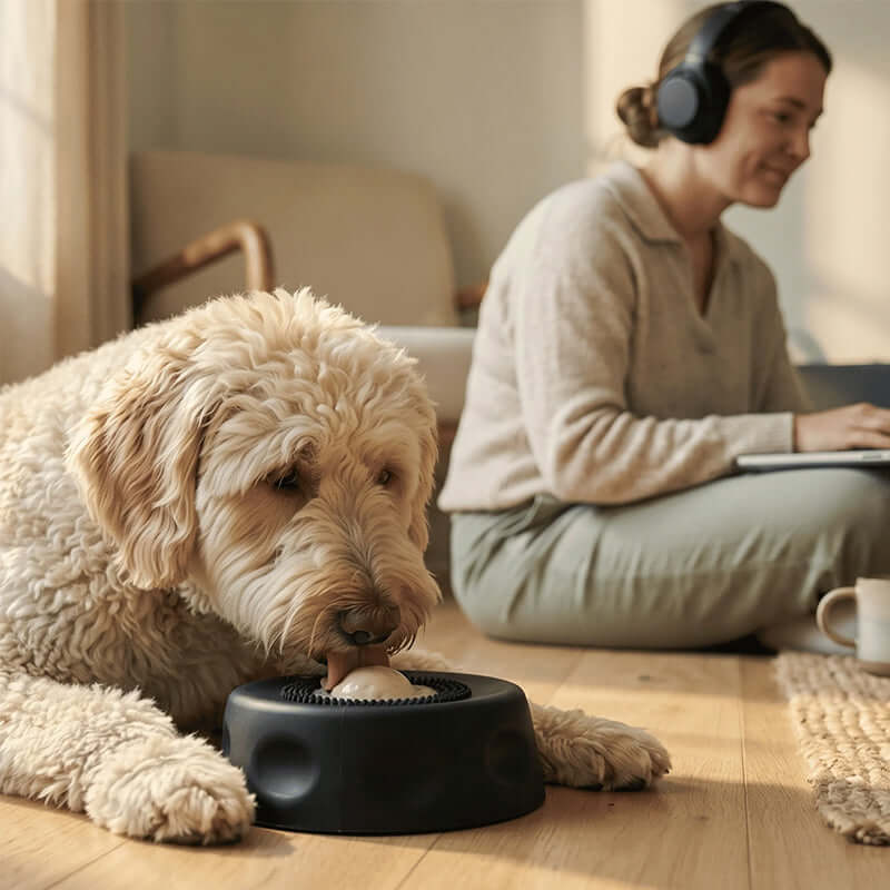 Silicone Dog Lick Bowl Pet Feeding Accessory