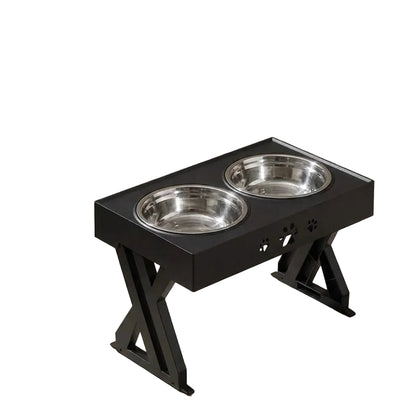Elevated Double Dog Bowls for Food and Water