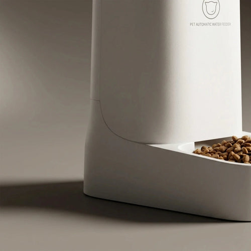 Automatic Refilling Large-Capacity Water Feeder Dog Pet Automatic Feeding Water Feeder Cat Bowl Food Utensils | The second frame of the same studio session as the previous image: same piece, same warm-grey sweep, same single key light.