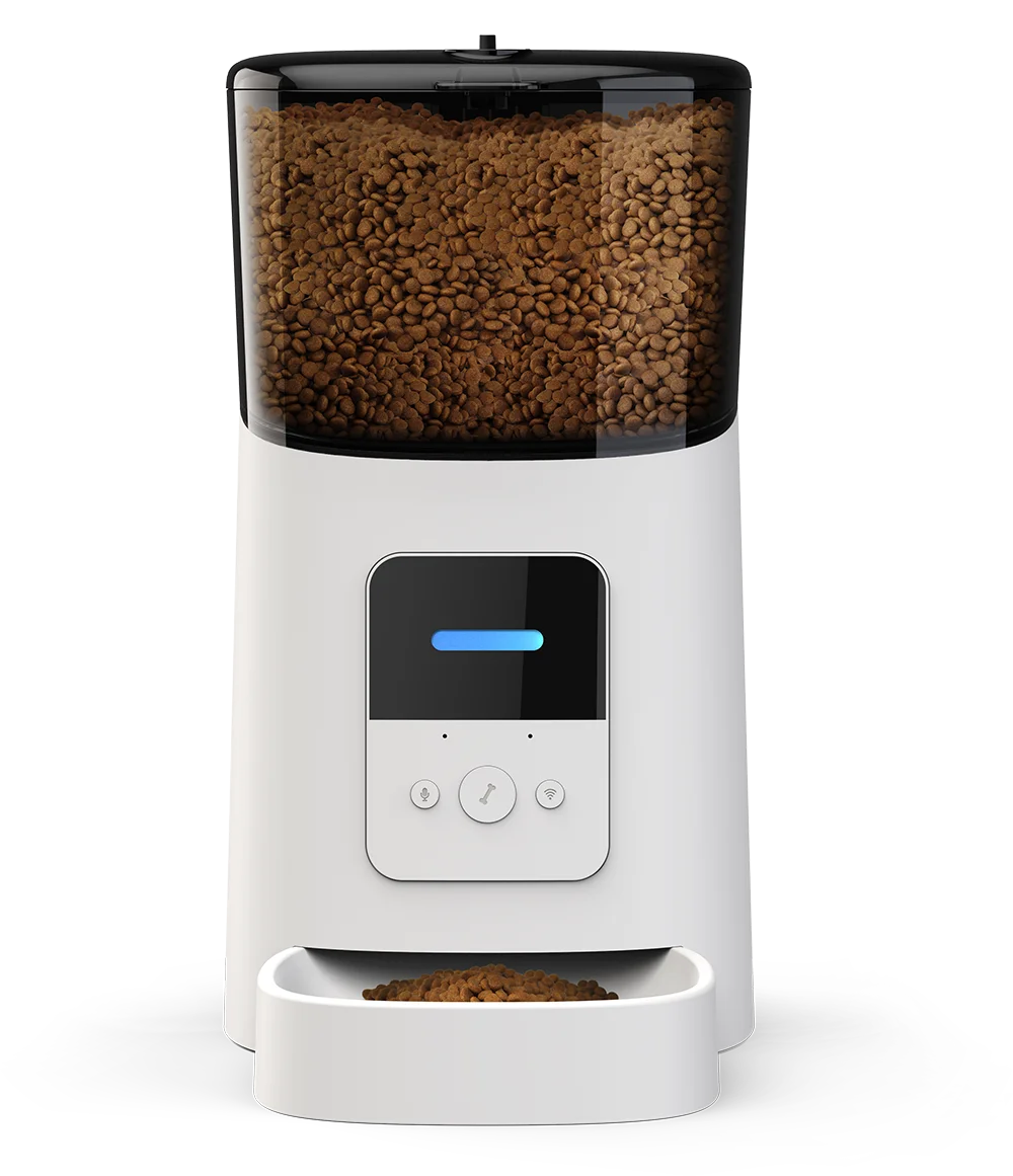 Smart WiFi Automatic Pet Feeder | Voice Recorder and Programmable feed
