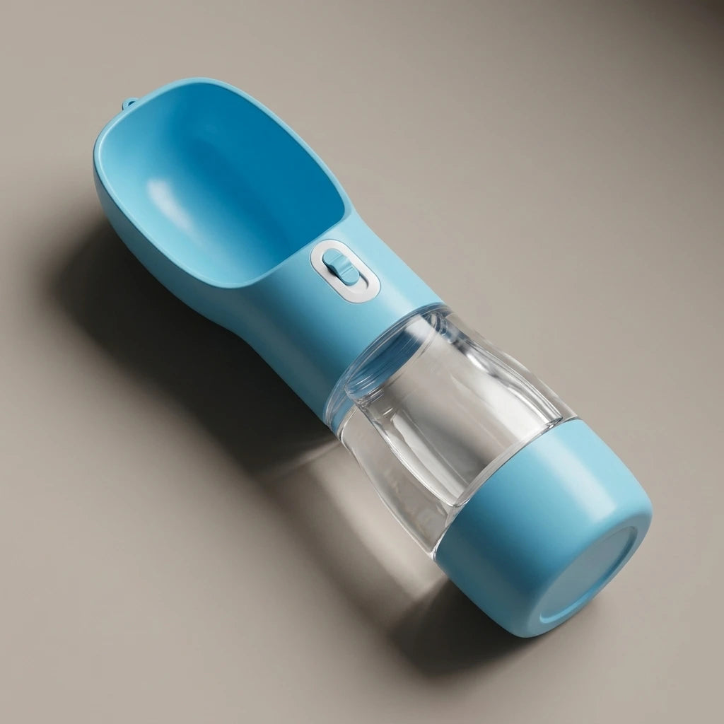Pet Dog Water Bottle Portable Drinking water Feeder Bowl dog cat food feeding for Puppy dog cat Outdoor Walking Travel Supplies | Use the selected product image as the exact product identity and material reference, not as a composition to copy.